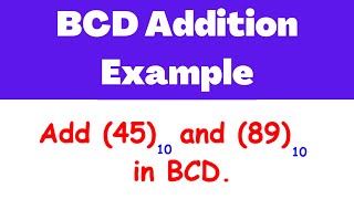BCD Addition Example | Electrical Engineering
