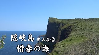 【摩天崖②】黒色の海☆隠岐島・西ノ島町、惜春の海