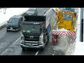 snow removal sapporo kanjo dori【4k】