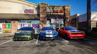 LOUD SCAT PACKS, HELLCAT, AND CAMARO CUT UP POV DRIVE! DEMON CHARGER TAKES OVER SHOW!