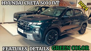 Hyundai Creta S(O) Automatic - Green (Robust Em pearl), Feature-Packed SUV!