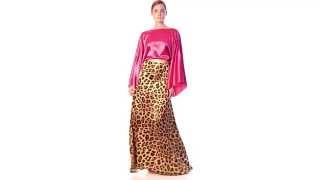 Reeta Lagos Pink Daywear For Women S, Animall Print Fuchsia