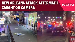 New Orleans Attack Video | Bystander Records Aftermath Of Car Attack In US's New Orleans