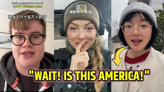 American TikTok Refugees Sharing About Life in the U.S.A Compared To China On RedNote