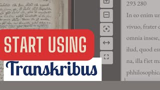 How to transcribe with Transkribus for digital scholarly editing (by Sarah Lang)