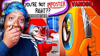 Reaction To WE PLAYED AMONG US WITH PROXIMITY CHAT AND VANOSS PULLED THE ULTIMATE BETRAYAL PLAY!
