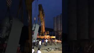 400 ton crane lifting hevy machine