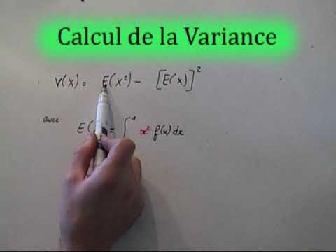 Calcul De La Variance à L'aide D'intégrales En Terminale S - YouTube