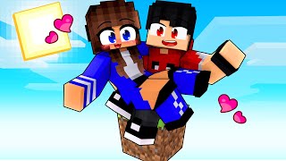 P3DRU e MIIKA em UM BLOCO no Minecraft