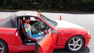 全員女子のドリフトで大絶叫！All girls drift and scream！