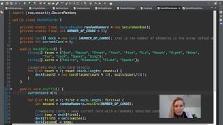 48) Card shuffling example - part two | Java with Ali