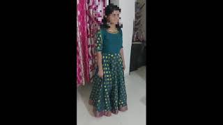 old saree convert in Dress ll जुन्या साडीचा ड्रेस ll Marathi fashion design