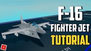 Plane Crazy | F-16 FIGHTER JET [TUTORIAL] (Roblox)