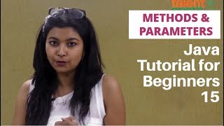 Methods with Parameters | Program to find Palindrome | Java tutorial for Beginners 16 | TalentSprint
