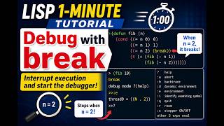 Easy-ISLisp 1-Minute Tutorial: Debug with break