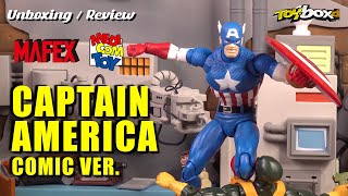 MEDICOM MAFEX Captain America (Comic Version) N°217 Unboxing \u0026 Review