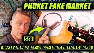 FAKE MARKET SPREE PHUKET THAILAND 2023 (Apple Products)