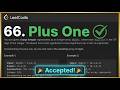 LeetCode 66: Plus One | Easy Explanation + Code | Beginner Friendly