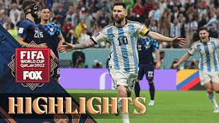 Argentina vs. Croatia Highlights | 2022 FIFA World Cup | Semifinals