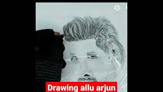 drawing Allu Arjun step by step#youtube #viralshorts #art #shorts