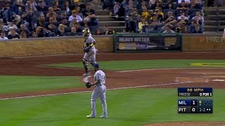 MIL@PIT: Marinez gets Freese to go down looking