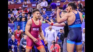 Things got HEATED between Aaron Brooks and Zahid Valencia at 2019 Senior Nationals