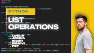 04 - Python List Operations 🔥 | Length, Append, Insert, Remove & Pop Explained!