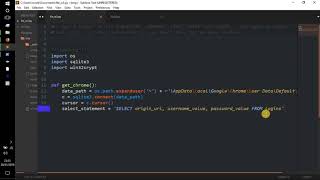 Python Tutorial - || Google Chrome Browser/Database Cracking || Code Walk-through || Hacking ||