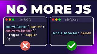 3 CSS Features That Make JavaScript Completely Unnecessary