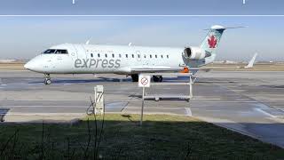 My trip from Windsor to Toronto airport using Air Canada express.