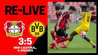 Gedikli und Sertdemir treffen | Bayer 04 Leverkusen U19 🆚 Borussia Dortmund U19 3:5 | NRW-Ligapokal