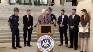 Press conference on Jack Strain arrest