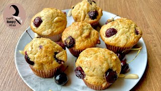 Almond Cherry Muffins | Easy Breakfast Ideas