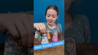 Free Palm Sunday Bible Lesson and Craft Idea for Kids