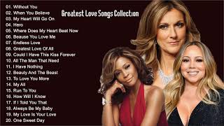 Mariah Carey, Celine Dion, Whitney Houston Greatest Hits playlist   Best Songs of World Divas NO ADS