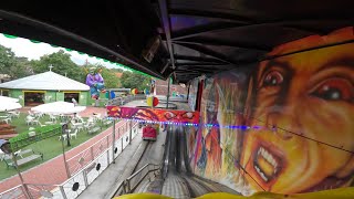 Halloween Geisterbahn Ghost Train (Hrabalek) Böhmischer Prater Wien Vienna 2022 POV Onride