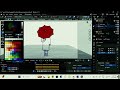 2d animation in 3d background in blender and after effects