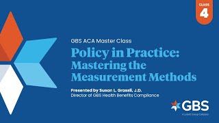 Policy in Practice: Mastering the Measurement Methods | ACA Session 4