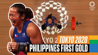 Philippines win their first ever gold medal! 🏋️‍♀️ | Tokyo Replays