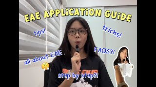 a guide: polytechnic EAE tips & tricks (steps to a successful application 🏆)