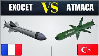 Turkish ATMACA VS French EXOCET Anti-Ship Cruise Missile