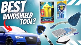 BEST WINDOW CLEANING TOOL FOR INSIDE YOUR WINDSHIELD? | 5 Tool Test!