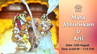 Maha Abhishekam and Aarti