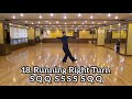 와이트리 퀵스텝 중급 순서 배우기 a코스 quickstep basic intermediate routine a