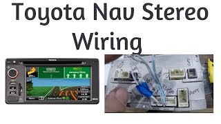 How to Wire a Toyota nav Stereo 100181, 100183, 100184 wiring. steering wheel control. toyota radio.