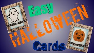 DIY - How to make a - Easy Halloween Card - Card making - Paper to Masterpiece