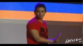 [Fancam] 20120711_2pm_Taecyeon_런던올림픽 대한민국 선수단 결단식_10 out of 10_택연