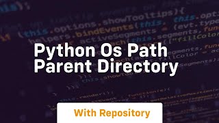 python os path parent directory