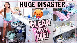 🤯HUGE DISASTER CLEAN WITH ME! ULTIMATE INTENSE ALL DAY CLEAN MY HOUSE WITH ME! | Alexandra Beuter