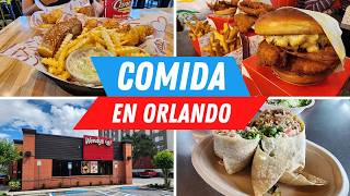 ¿Dónde COMER en Orlando? 🍔🍕 Restaurantes SIN GASTAR mucho! 💵✨